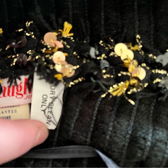 Vintage Vicky Vaughn Junior Sequined/Pleated Party Dress Sz 7 - Picture 10 of 12